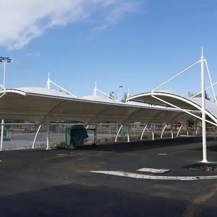 和田膜结构电动车棚