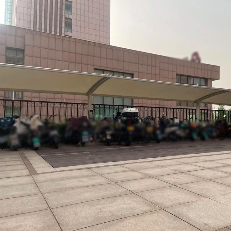 和田膜结构电动车棚